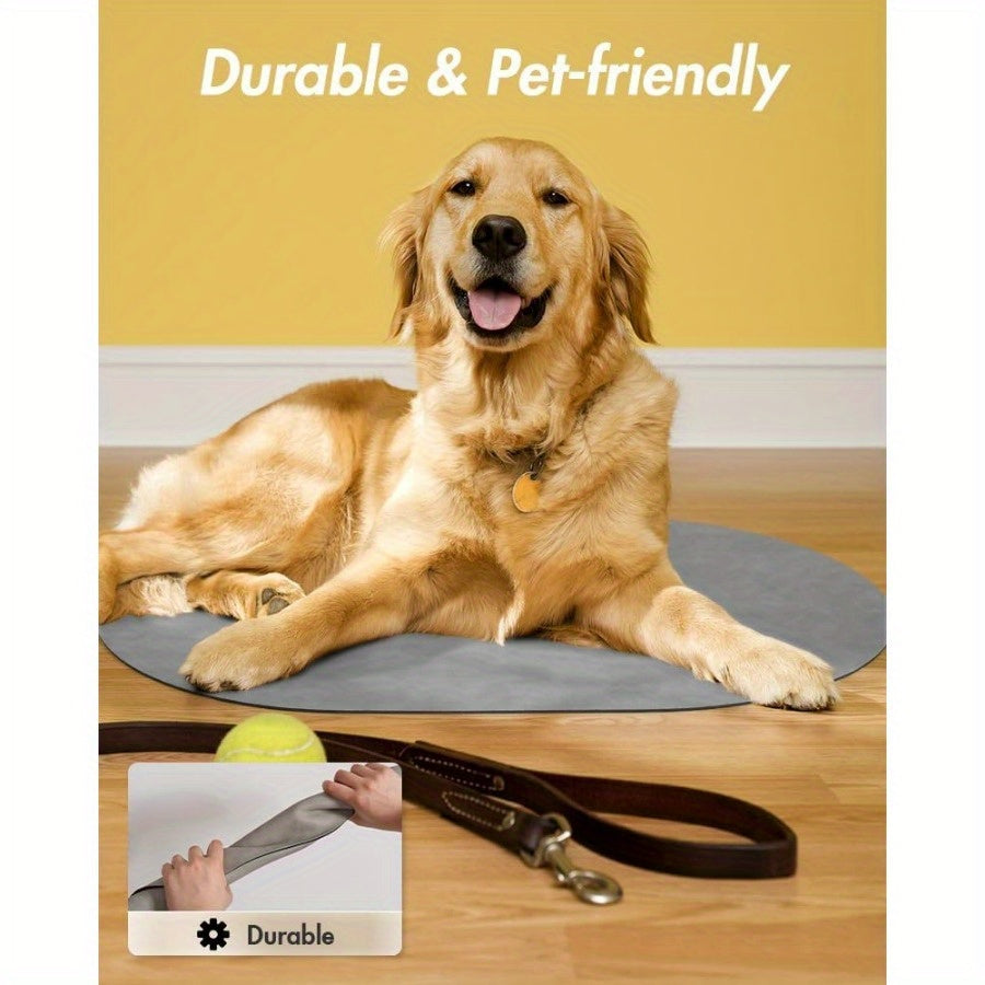 Alfombra de alimentación de diatomeas para perros antideslizante, de secado rápido, sin manchas, fácil de limpiar
