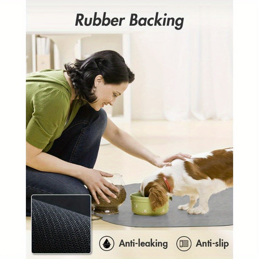 Alfombra de alimentación de diatomeas para perros antideslizante, de secado rápido, sin manchas, fácil de limpiar
