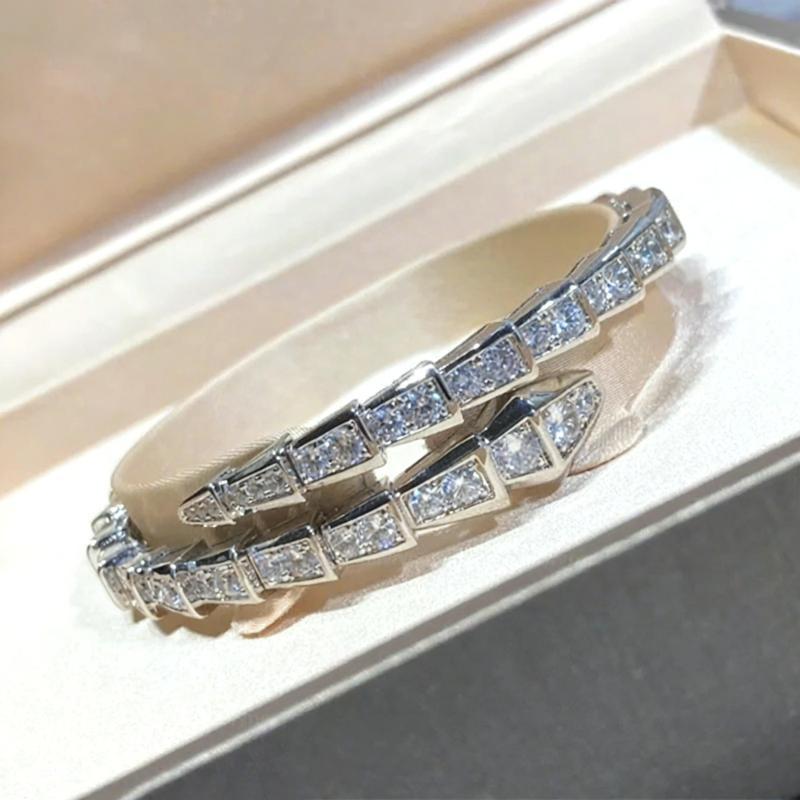 Zarif Ilon Zanjir Bilaguzuk, Porloq Kubik Zirkoniya bilan - Har kuni kiyish va maxsus tadbirlar uchun ideal