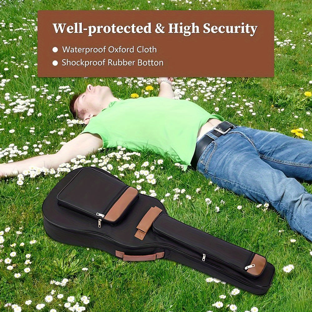 Акустическая классическая гитара в чехле 104,14 см из Oxford ткани с карманами и мягкой подкладкой