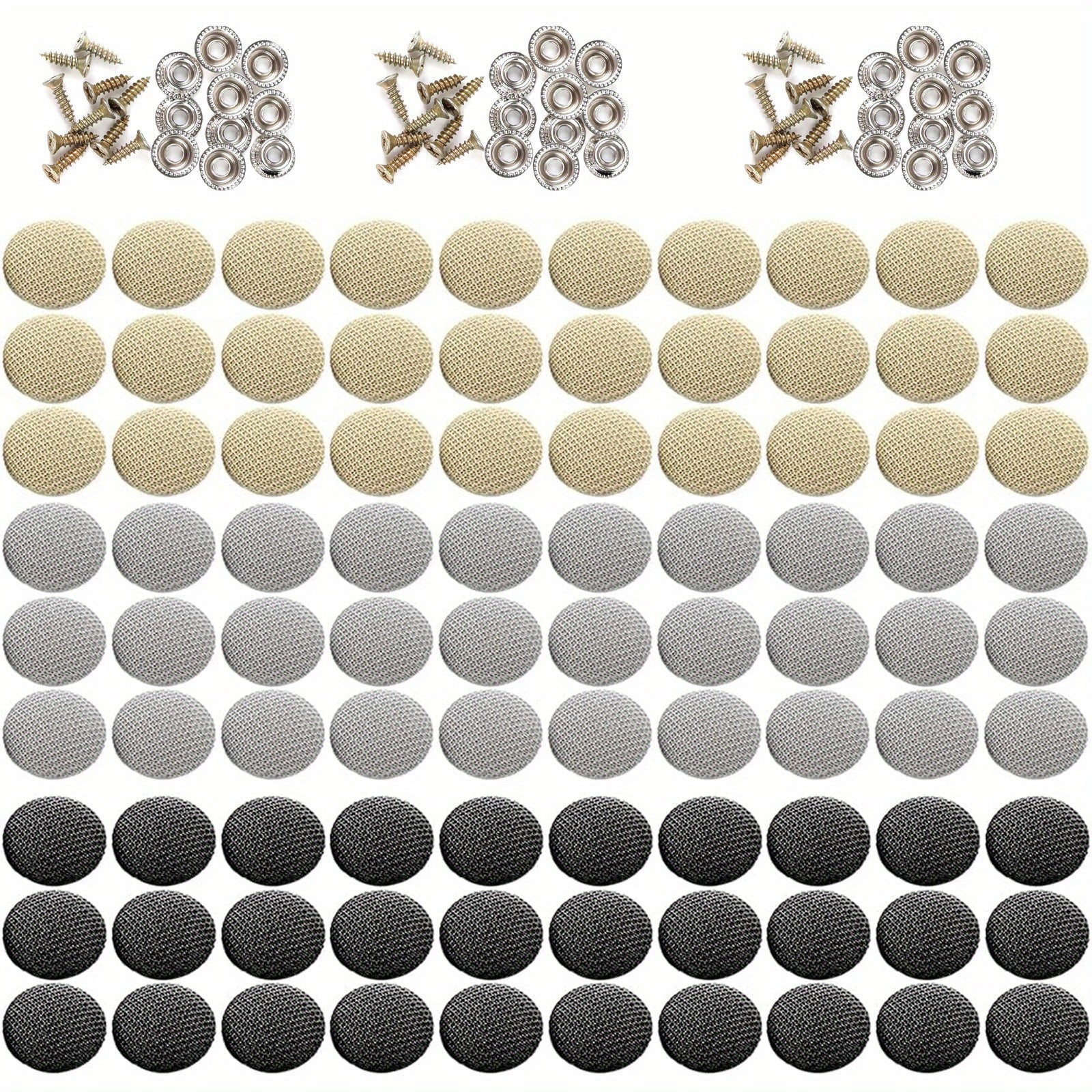 60 Pcs Car Roof Repair Screws Nylon Snap Pins Retainer Kit