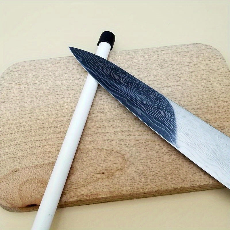Ceramic Zirconia Rod Knife Sharpener with ABS Handle for Kitchen and Furniture