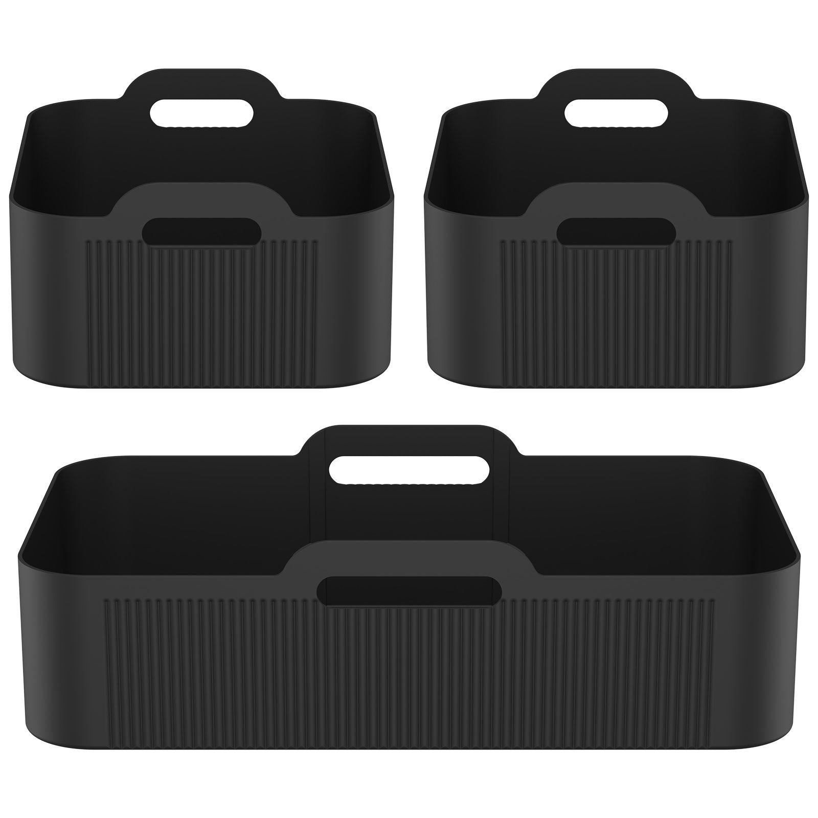 Silicone Air Fryer Liners Set of 3 Non-Stick Baking Mats for Oven Steamer