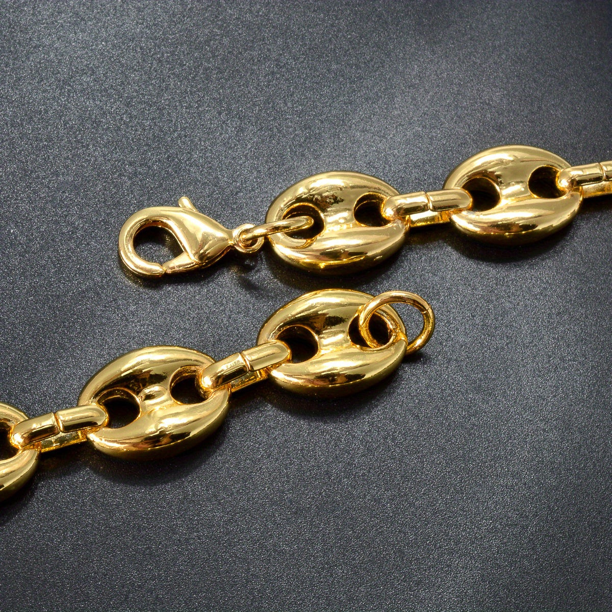 Uniseks oltin tonli mis zargarlik buyumlari to'plami, zanjir, sirg'a, bilaguzuk, sovg'a