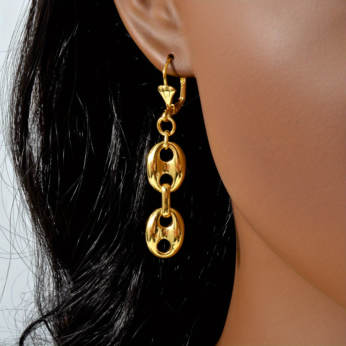 Uniseks oltin tonli mis zargarlik buyumlari to'plami, zanjir, sirg'a, bilaguzuk, sovg'a