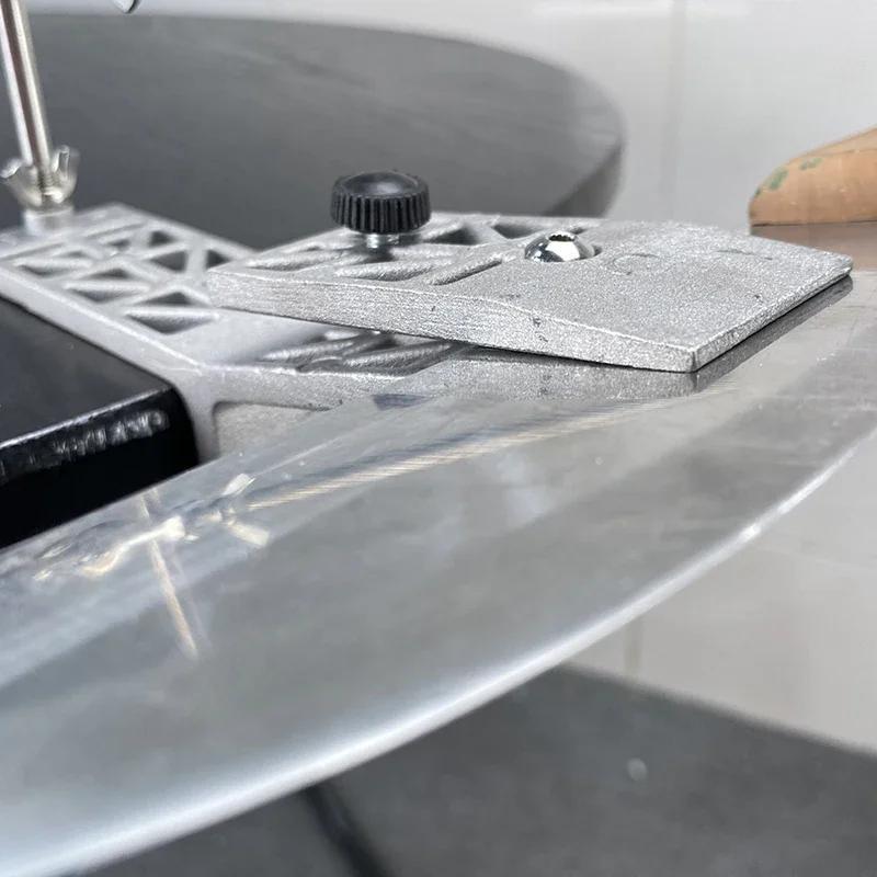 Adjustable Angle Knife and Scissor Sharpener Diamond Whetstone Set for Kitchen