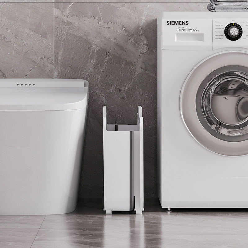 Cubo de fregona rectangular plegable con sistema de exprimido para limpieza de suelos y coches