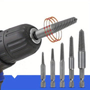 10-Piece High-Strength Steel Screw and Bolt Extractor Set for Damaged Rusted Screws