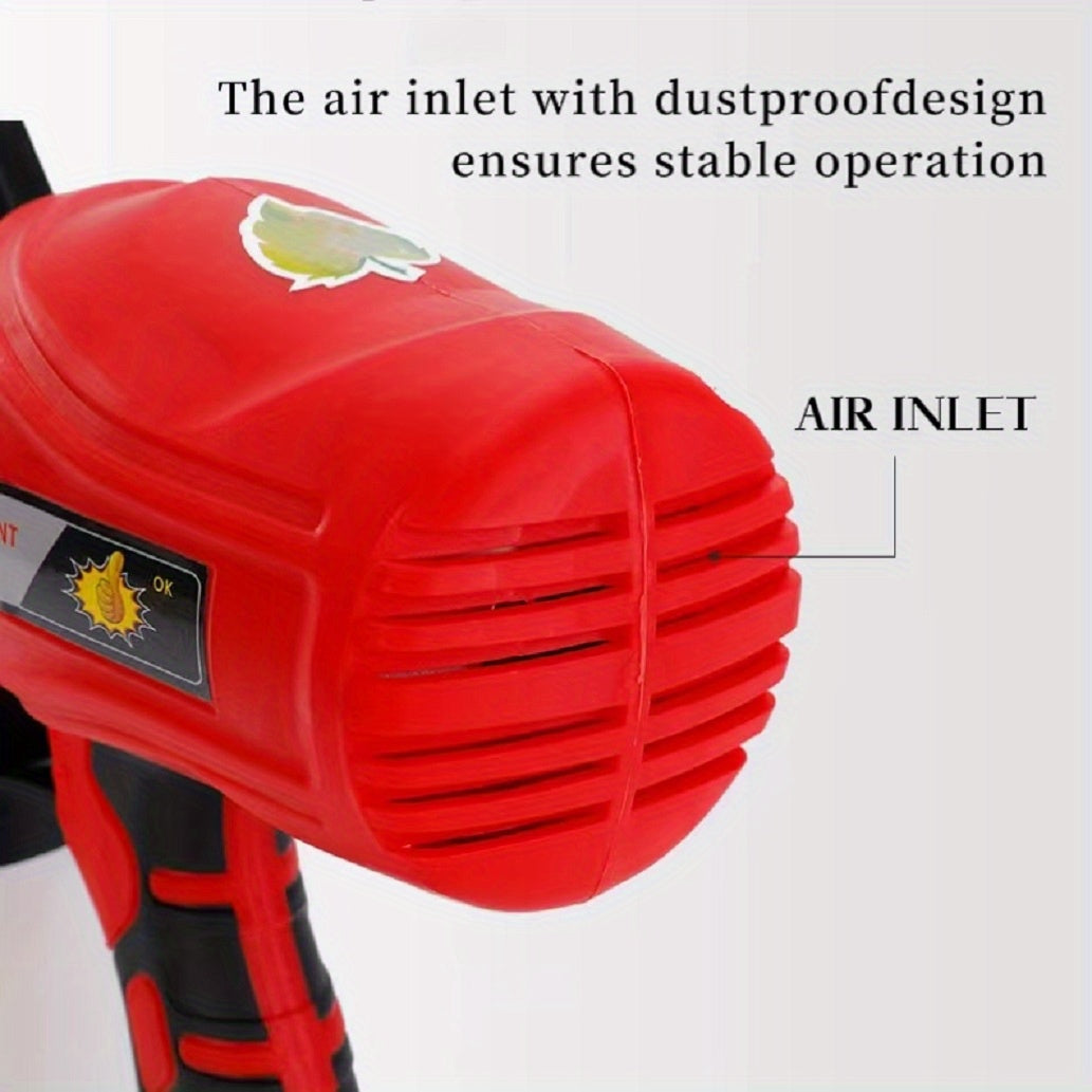 Pistola de pulverización HVLP con 2 boquillas y 3 patrones de aplicación para muebles, paredes y puertas