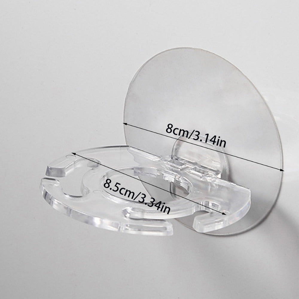 Wall-Mounted Toothbrush and Toothpaste Holder No Drilling Space Saver