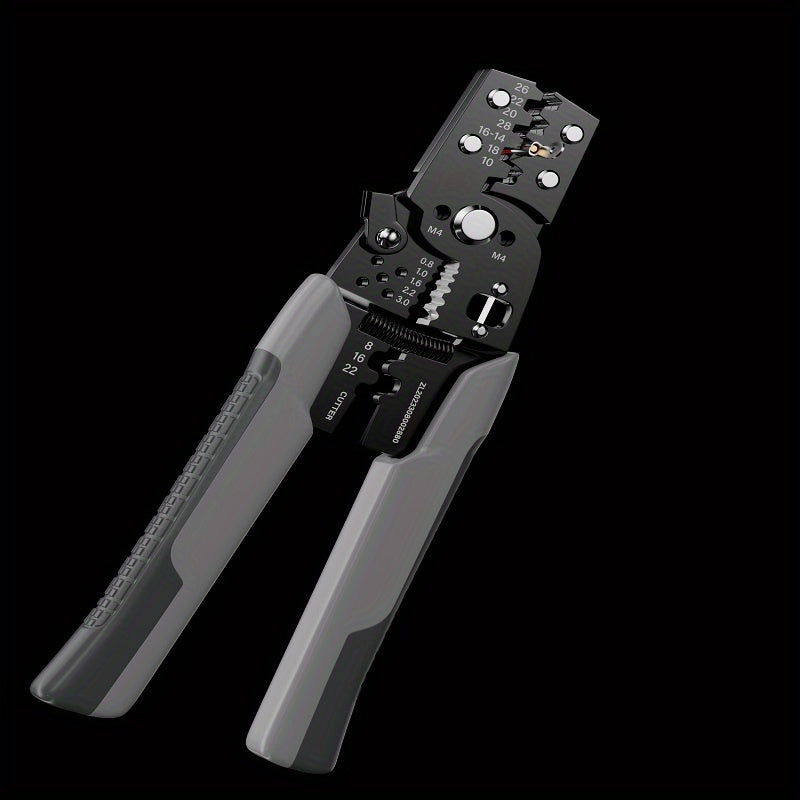 Stainless Steel Wire Stripper Cutter Crimper for Electrical Cables Self-Adjusting Pliers