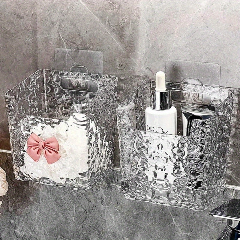 Cesta de almacenamiento de plástico para cosméticos, aperitivos y artículos varios, organizador multiusos