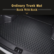 Car Trunk Mats Rear Cargo Foot Pads for SUV Universal Black Durable