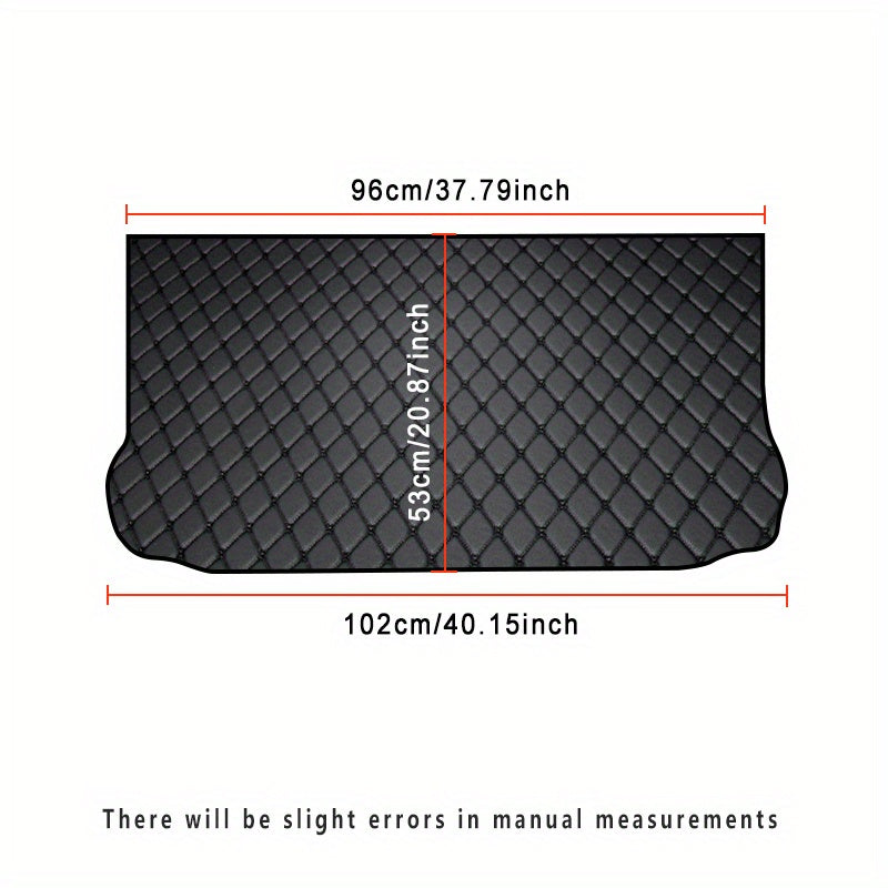 Rear Trunk Mat for SUV Cargo Liner Foot Pads Fit for Yuan 2016 2017 2018