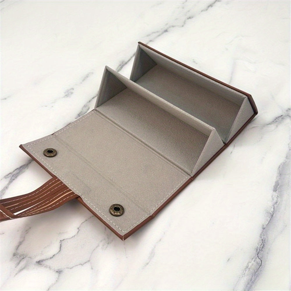 Foldable Glasses Case with Multiple Slots for Travel Storage and Organization