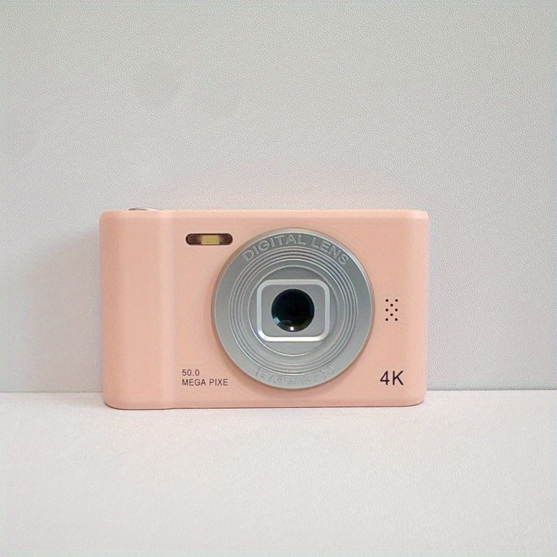 Cámara digital para niños, pantalla LCD de 2.4 pulgadas, lente frontal y trasero HD, portátil para niños y estudiantes