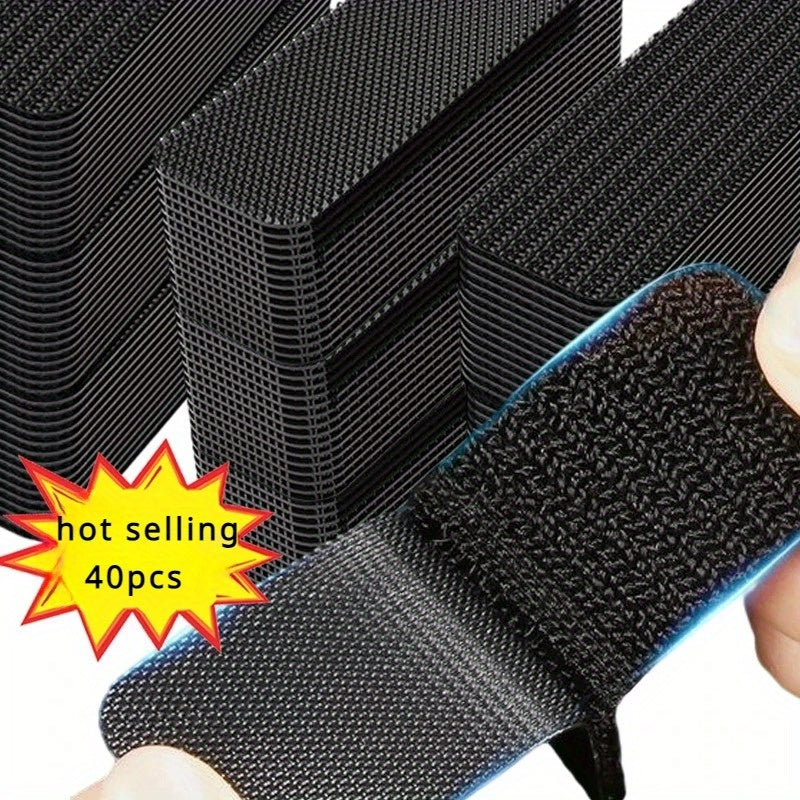 Carpet Fixing Stickers Double Sided Reusable Skid Grip Tapes Pack of 20 40 60