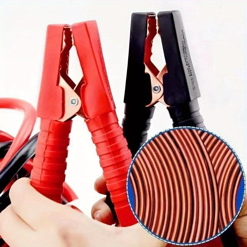 Heavy Duty Automotive Battery Clips 2.5m 8.2ft Emergency Power Car Accessories