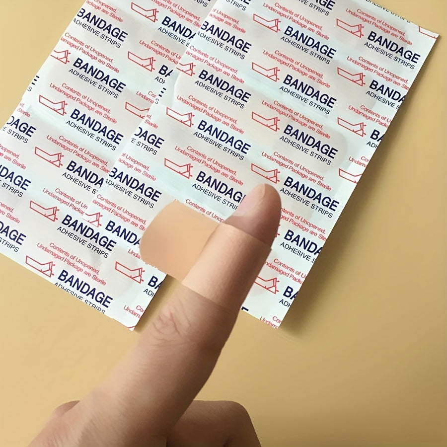 50/100 Suv o'tkazmaydigan yopishqoq bandajlar, steril, yaralarni parvarishlash uchun, uyda va ochiq havoda sport uchun