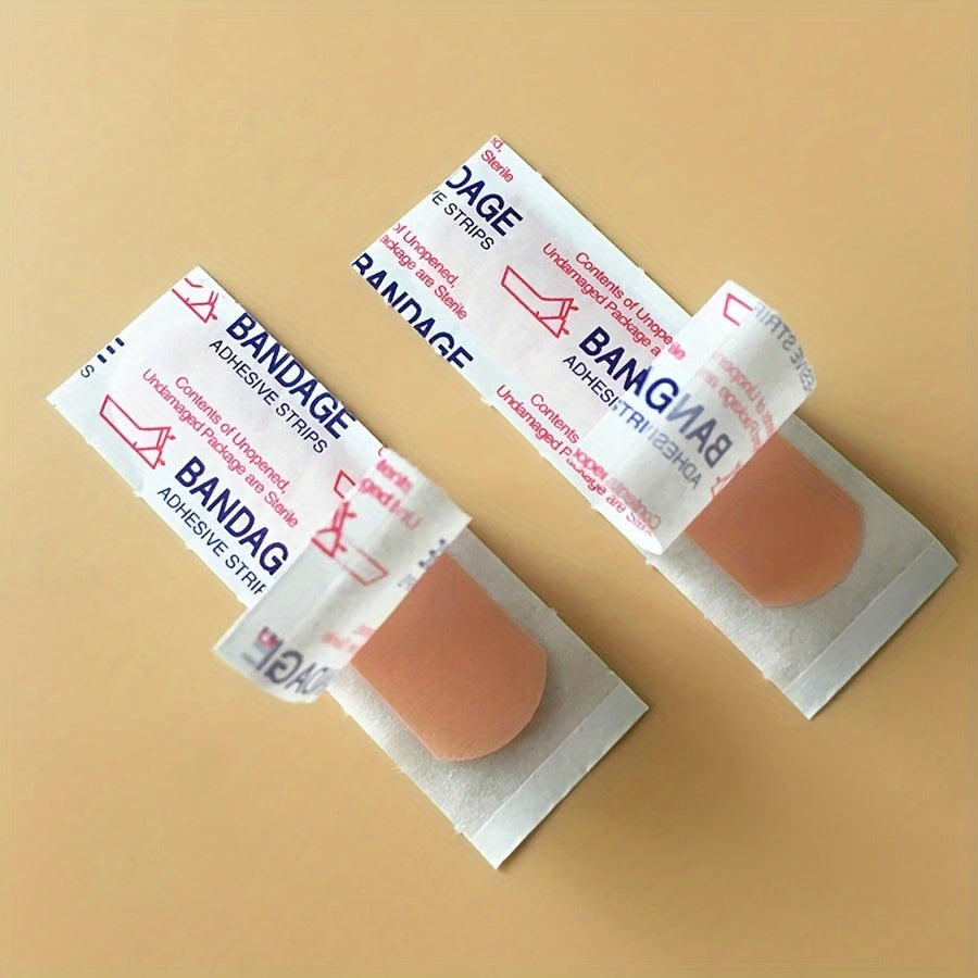 50/100 Suv o'tkazmaydigan yopishqoq bandajlar, steril, yaralarni parvarishlash uchun, uyda va ochiq havoda sport uchun