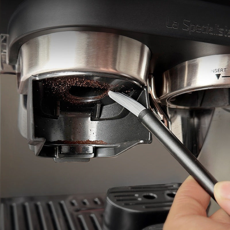 Nylon Cleaning Brush for Coffee Grinder Black Kitchen Dining