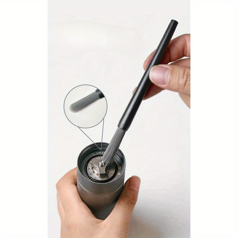 Nylon Cleaning Brush for Coffee Grinder Black Kitchen Dining