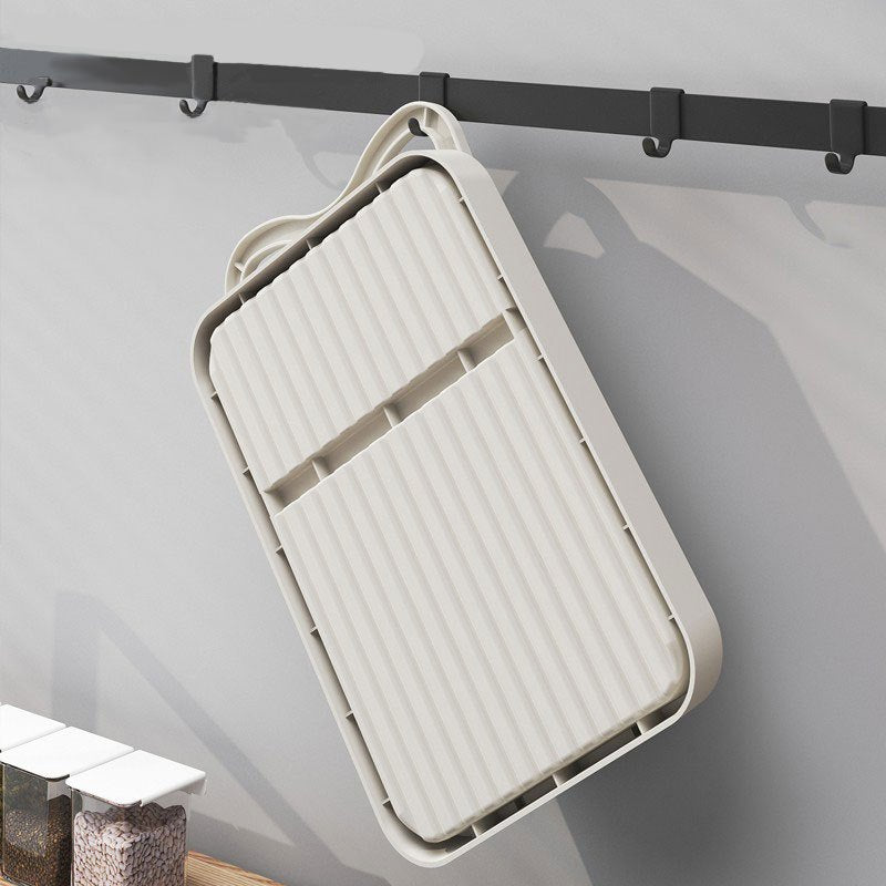 Multi-Functional Kitchen Organizer Wall Mount or Countertop Durable Plastic