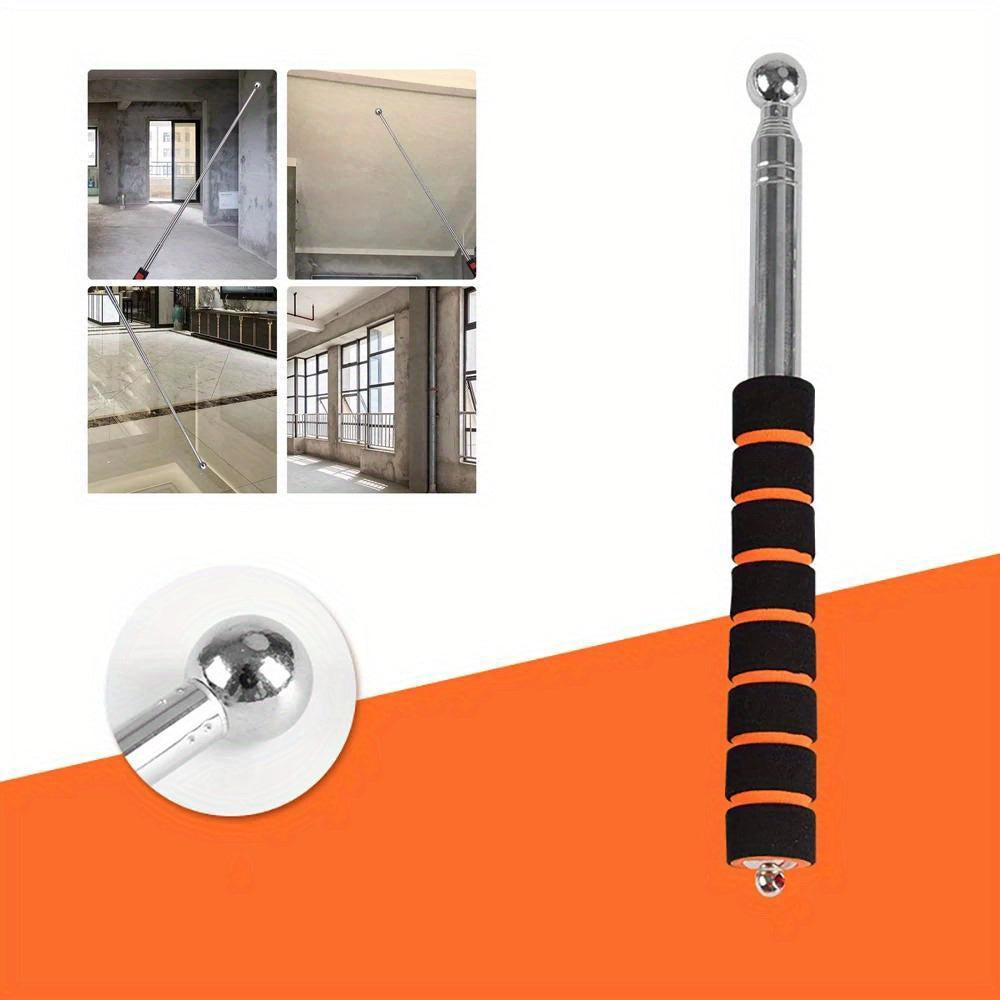 130cm Stainless Steel Telescopic Inspection Hammer for Walls Floors Non-Electric