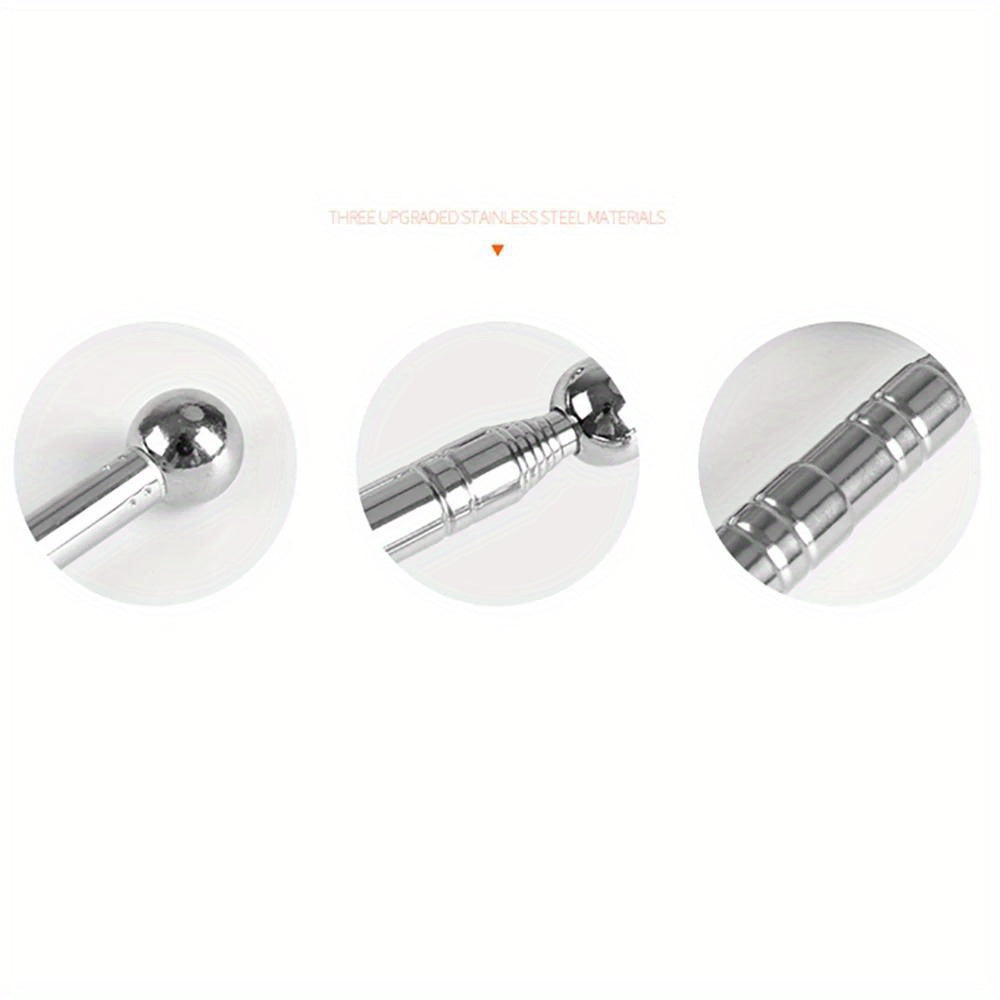 130cm Stainless Steel Telescopic Inspection Hammer for Walls Floors Non-Electric