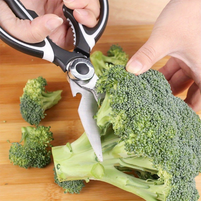 Stainless Steel Kitchen Scissors Sharp Blades Comfortable Handle for Meat and Bones