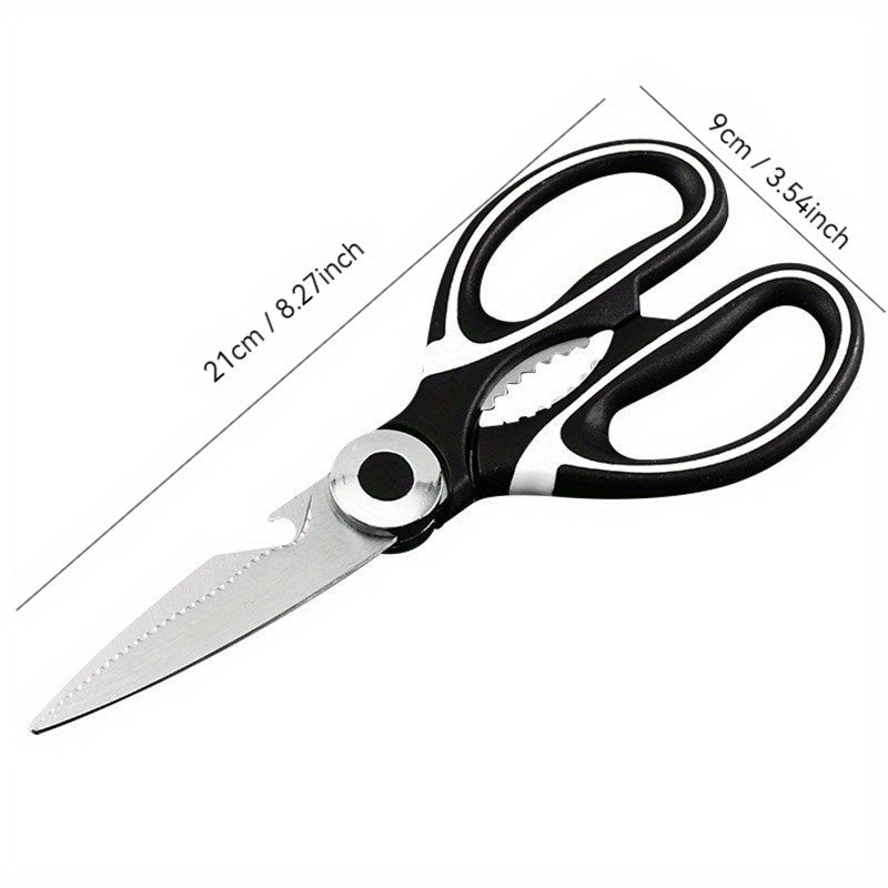 Stainless Steel Kitchen Scissors Sharp Blades Comfortable Handle for Meat and Bones