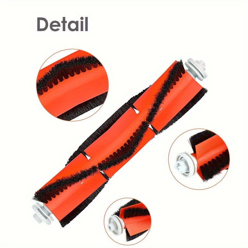 Roborock vakuumlari uchun mo'ljallangan ikkita asosiy cho'tka almashtirish to'plamini oling. Ushbu cho'tkalar S4, S5, S6 seriyalari va boshqa modellarga mos keladi. Ular mustahkam plastikdan tayyorlangan bo'lib, polni tozalash uchun juda mos keladi.