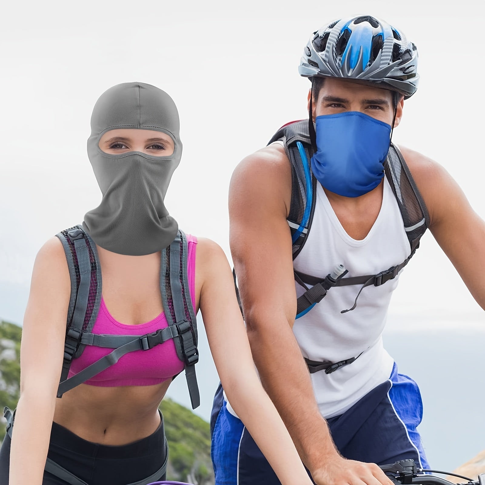 Women's Balaclava Masks Set of 12 Windproof Breathable Warm Skiing Cycling Face Cover