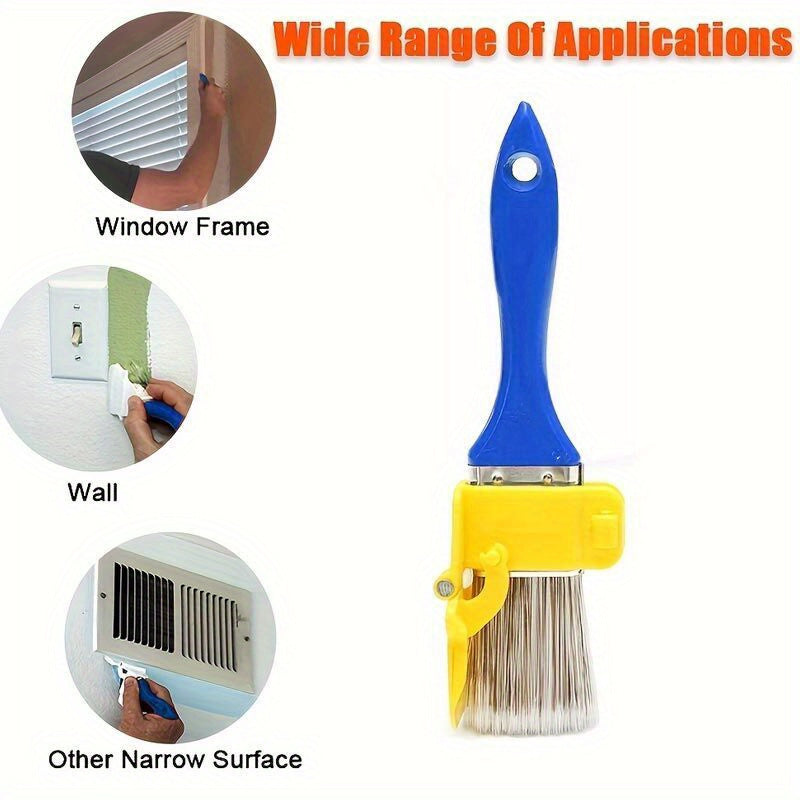 2-In-1 Edge Painting Brush Set with Color Separator for Walls and Ceilings