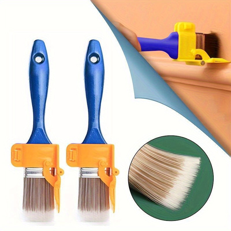2-In-1 Edge Painting Brush Set with Color Separator for Walls and Ceilings