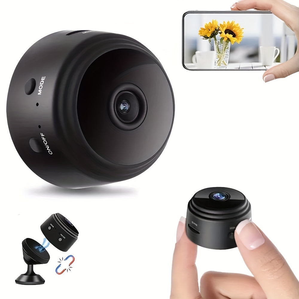 Wireless Smart Home Security Camera with Remote Viewing and Rechargeable Battery