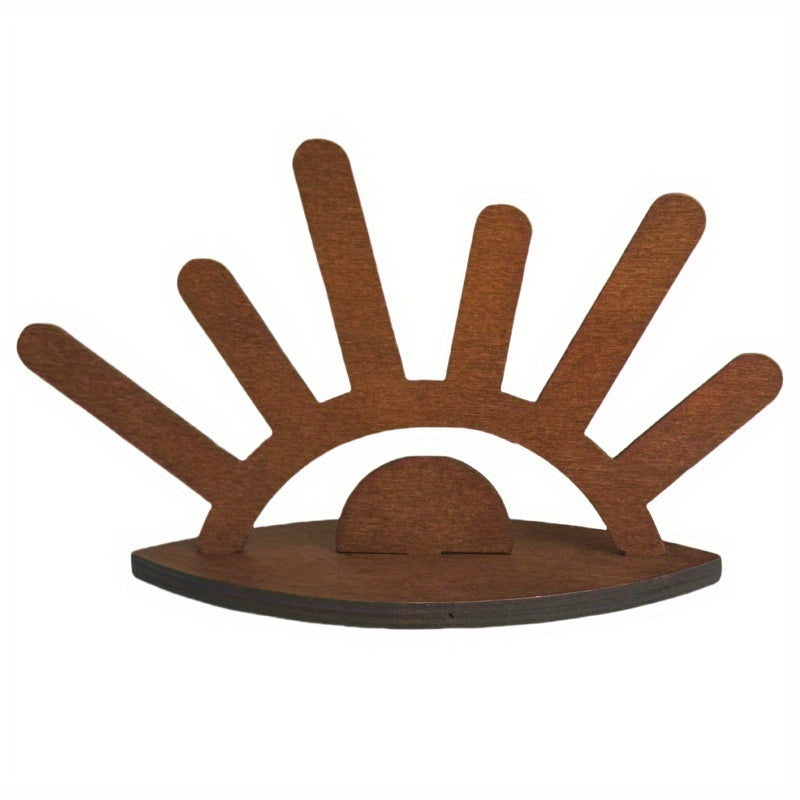 Yog'och zargarlik buyumlari uchun uzuklar, soatlar va poyafzal namoyish qiluvchi tashkilotchi sovg'a