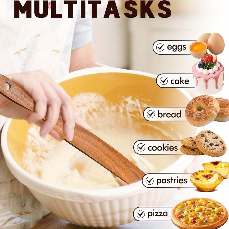 Juego de 1-5 batidores de madera para masa madre y mezcla