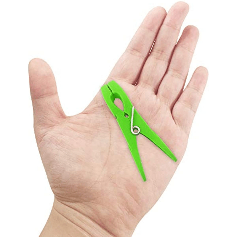 Set of 24 Brightly Colored Clothespins with Strong Springs for Laundry and Drying