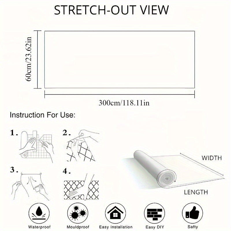 Kitchen Wall Protector Stickers Waterproof Fireproof High-Temperature Resistant for Stove