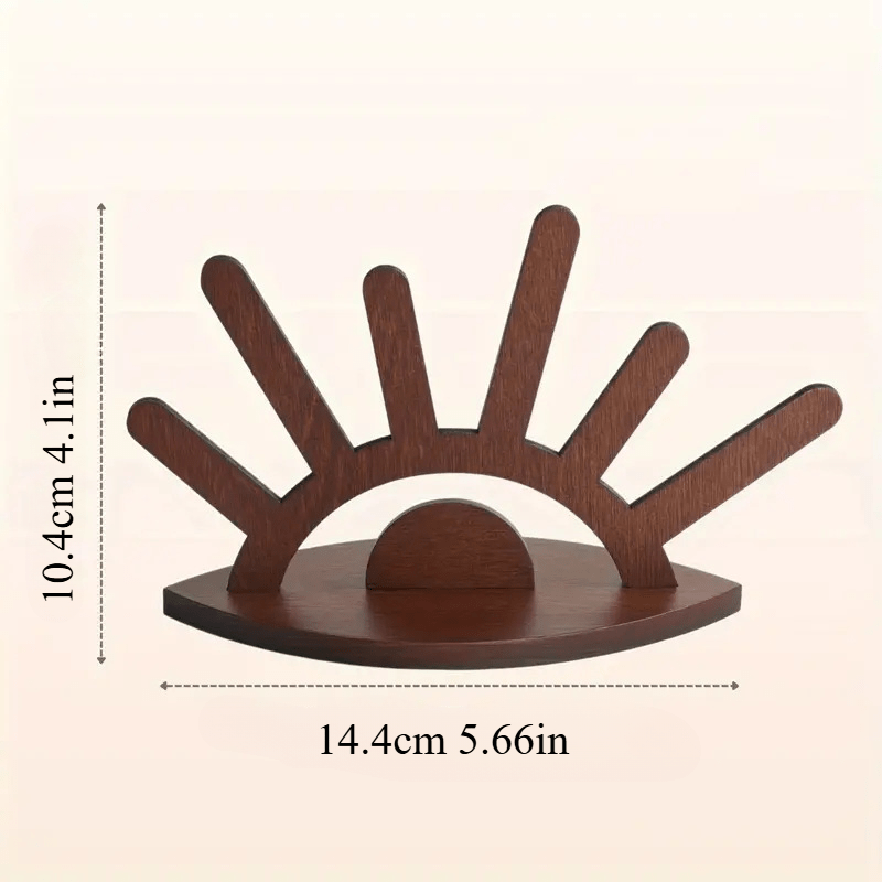 Yog'och zargarlik buyumlari uchun uzuklar, soatlar va poyafzal namoyish qiluvchi tashkilotchi sovg'a