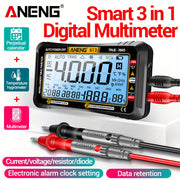 Digital Multimeter 4000 Counts AC/DC Voltage Current Resistance Tester 3 in 1