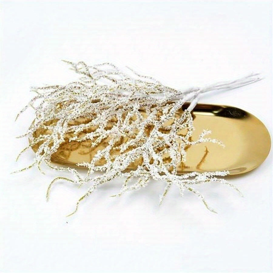 Ramillete de 6 o 12 ramas de pino artificial para decoraciones de boda y Navidad