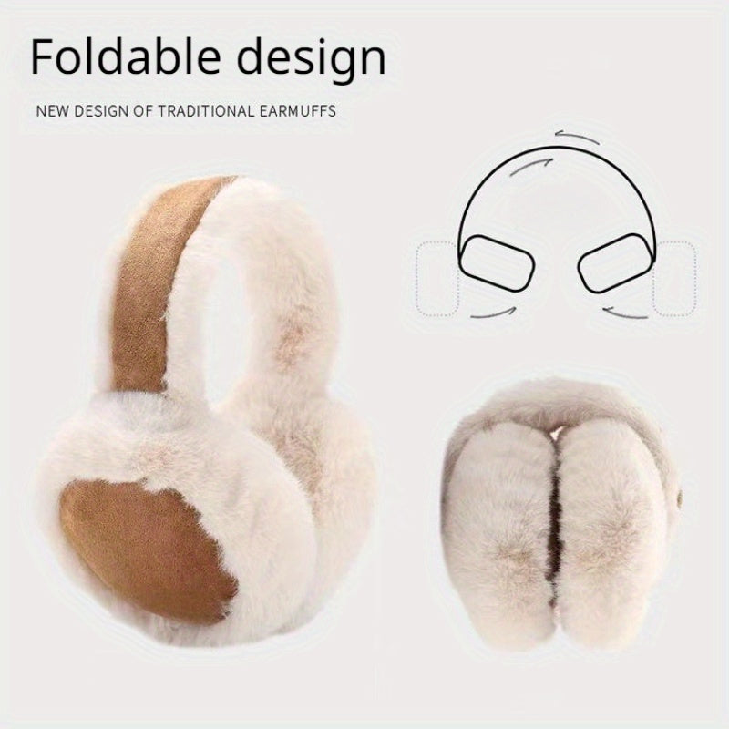 Bestselling Faux Fur Ear Muffs for Winter Warmth, Soft Plush, Fitted Suede