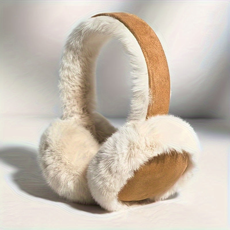 Bestselling Faux Fur Ear Muffs for Winter Warmth, Soft Plush, Fitted Suede