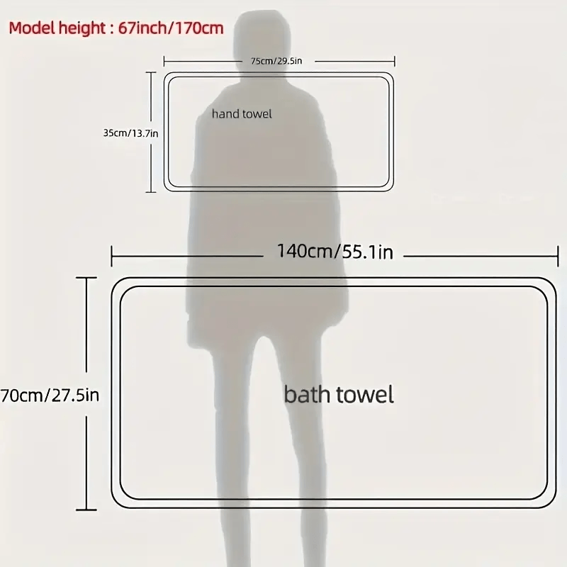 Мягкий и впитывающий набор полосатых полотенец для ванной и волос для весны и лета.