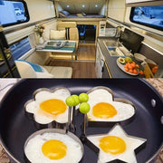 Stainless Steel Egg Ring Mold for Fried Eggs Pancakes and Sandwiches Kitchen Tool