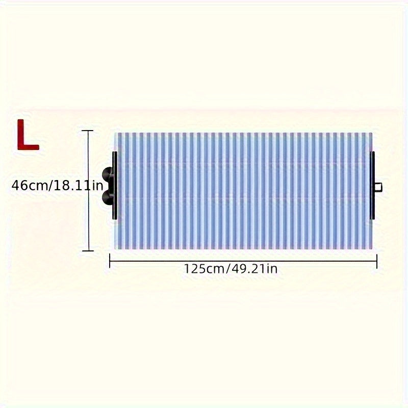 Автомобильный солнцезащитный козырек складной алюминиевый затемняющий УФ-устойчивый теплоизоляционный