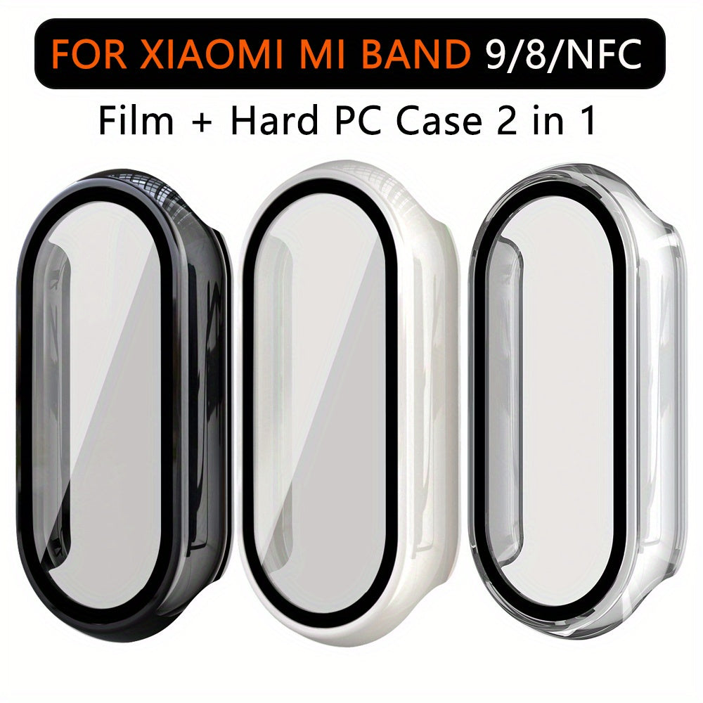 2в1 Защитный чехол и защитная пленка для экрана для Xiaomi Mi Band 8/9 NFC