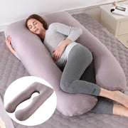 Detachable Washable U-Shaped Pregnancy Pillow with Waist Support and Breastfeeding Use